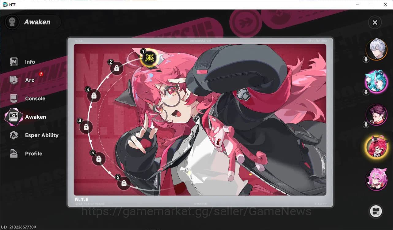 Neverness to Everness Accounts GLOBAL EU|HL 3|1 SSR Limited Nanally A1 |4 SR [Han image 3
