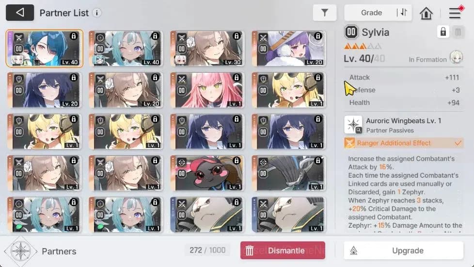 Chaos Zero Nightmare Accounts GLOBAL Lv40|5 SSR [Heidemarie+Sign,Tiphera,Narja,R image 5