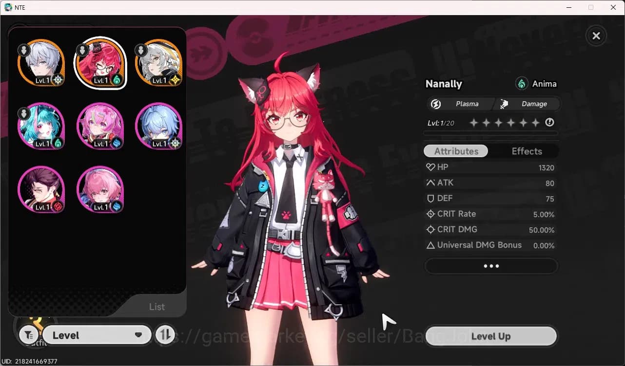 Neverness to Everness Accounts EU | Starter Lv 3 | 1 SSR (Hathor)+ 7 SR + Glider image 9
