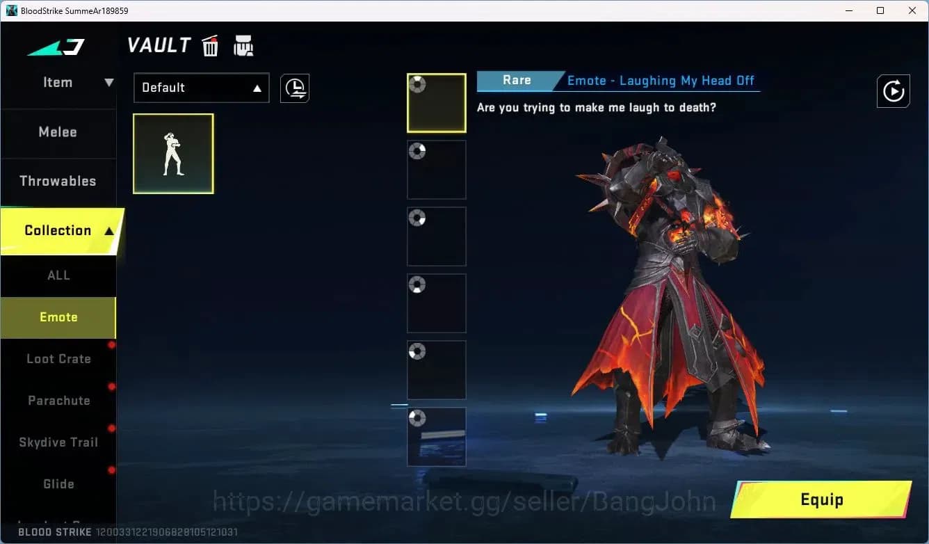 Blood Strike Accounts ASIA | Legendary P90-Abyss | Collab Ethan-Byakuya image 12