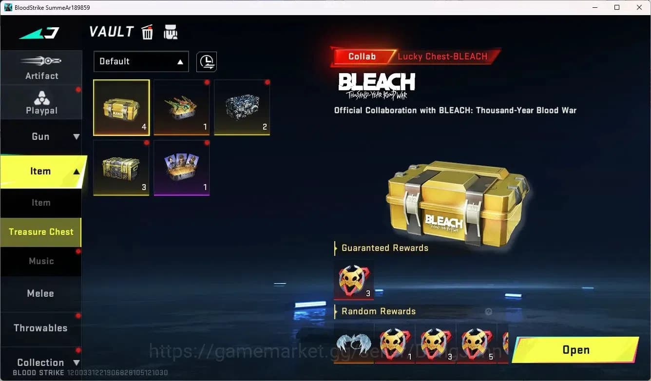 Blood Strike Accounts ASIA | Legendary P90-Abyss | Collab Ethan-Byakuya image 13