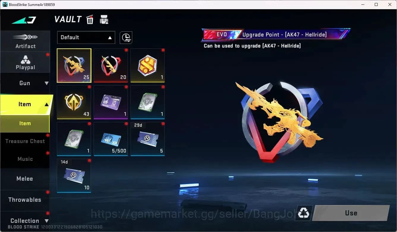 Blood Strike Accounts ASIA | Legendary P90-Abyss | Collab Ethan-Byakuya image 14