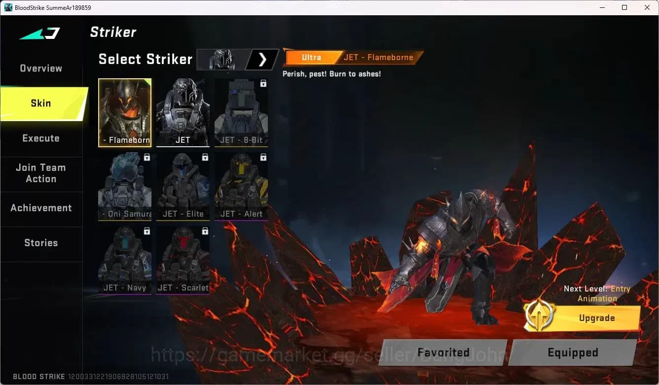 Blood Strike Accounts ASIA | Legendary P90-Abyss | Collab Ethan-Byakuya image 4