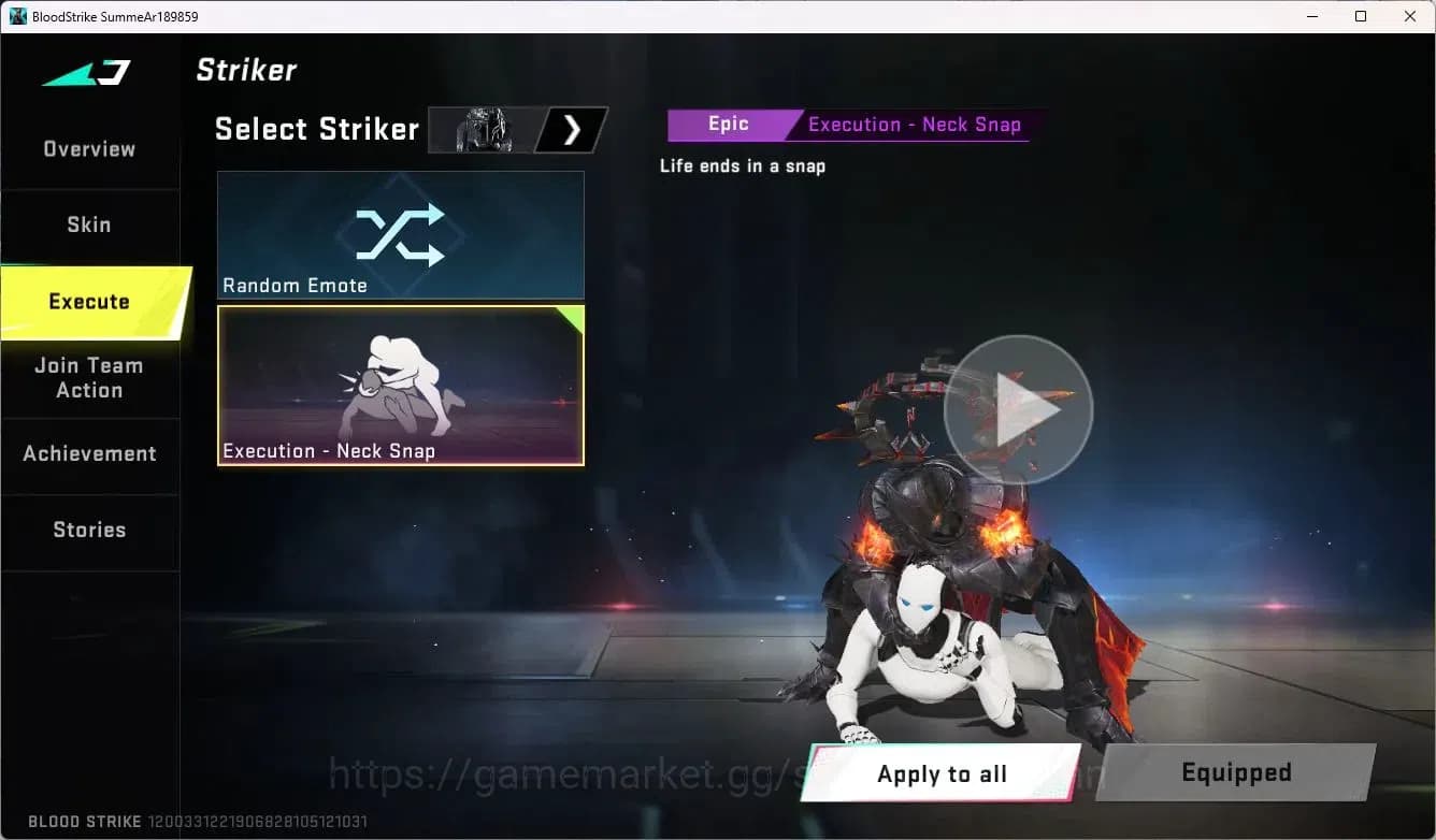 Blood Strike Accounts ASIA | Legendary P90-Abyss | Collab Ethan-Byakuya image 6