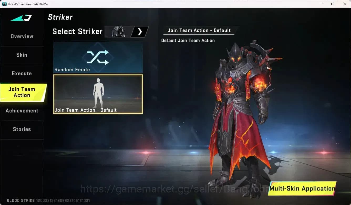 Blood Strike Accounts ASIA | Legendary P90-Abyss | Collab Ethan-Byakuya image 7