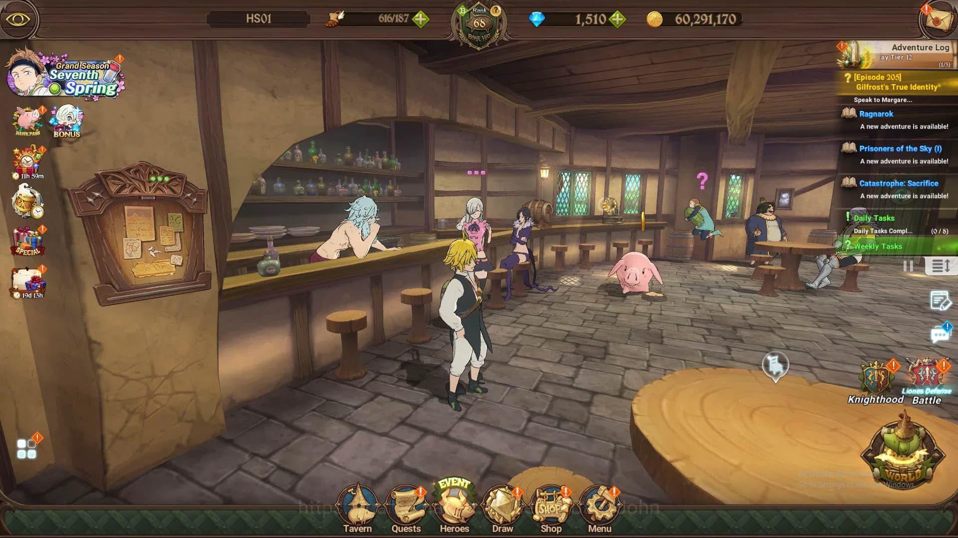 The Seven Deadly Sins: Grand Cross Accounts GLOBAL|3m CC|DM 1510|2LR Roxy,Elizabeth|Full colla image 1