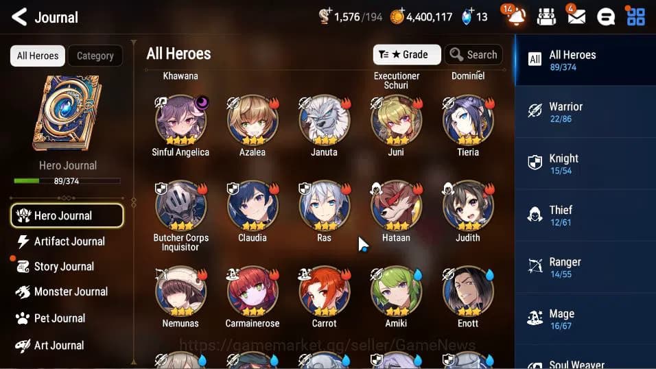 Epic Seven Accounts Global Unverif|3 ML (SS Vivian,A Laika,Sage Baal), image 8