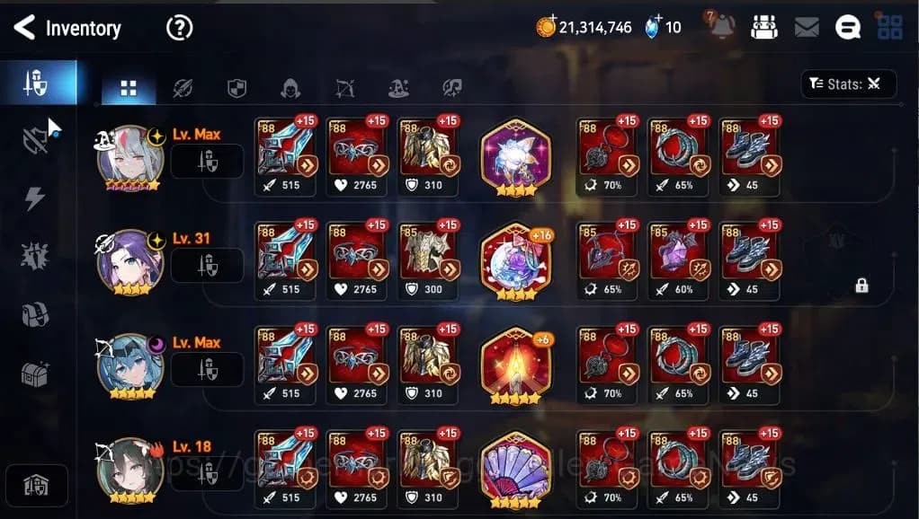 Epic Seven Accounts GLOBAL Unverif|7 ML [NM Luna, RoLight, SP Politis, image 15