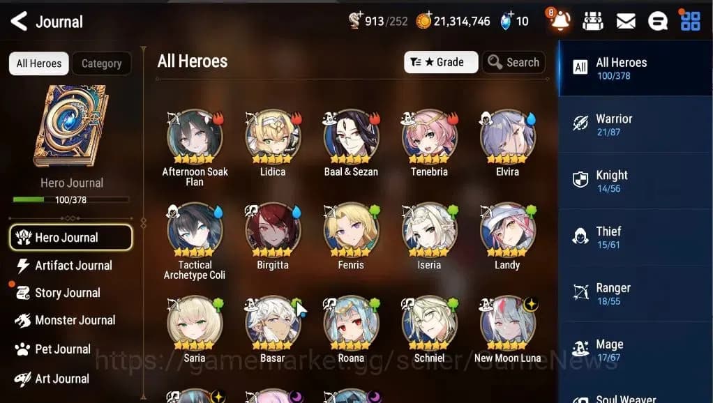 Epic Seven Accounts GLOBAL Unverif|7 ML [NM Luna, RoLight, SP Politis, image 5