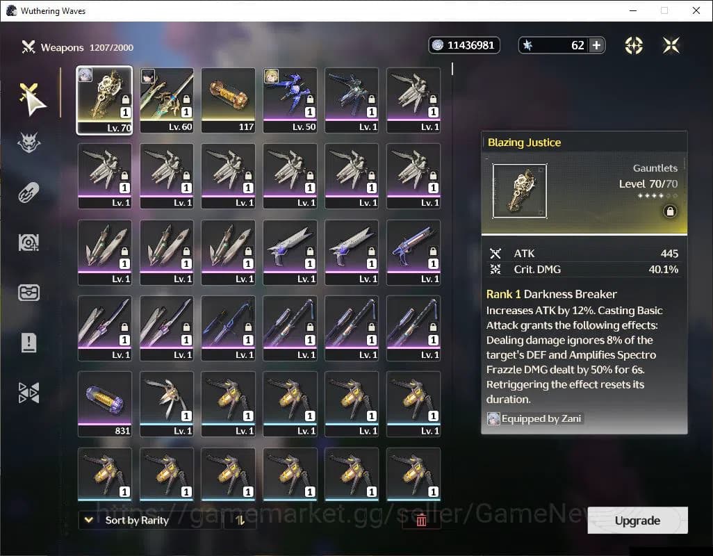 Wuthering Waves Accounts SEA | UL 48 | 1 Limited | Zani R5+Sign | MC Male | image 16