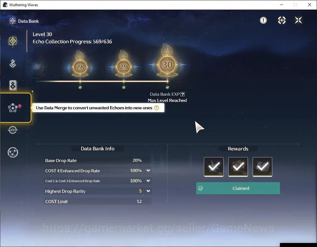 Wuthering Waves Accounts SEA | UL 48 | 1 Limited | Zani R5+Sign | MC Male | image 17