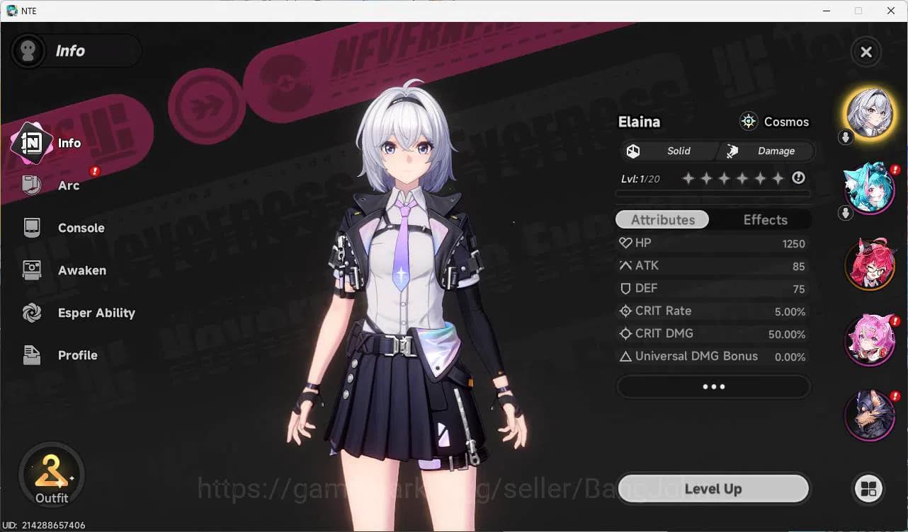 Neverness to Everness Accounts SEA| starter LVL 3, Nanaly, S char ready to roll i image 12