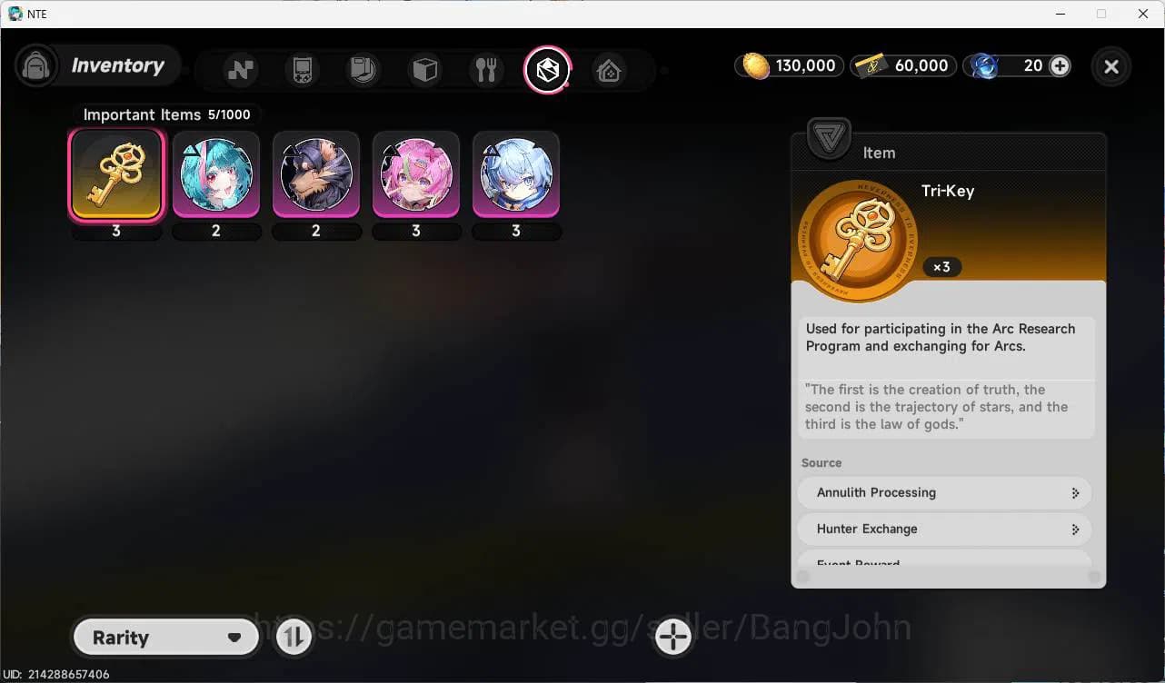 Neverness to Everness Accounts SEA| starter LVL 3, Nanaly, S char ready to roll i image 4