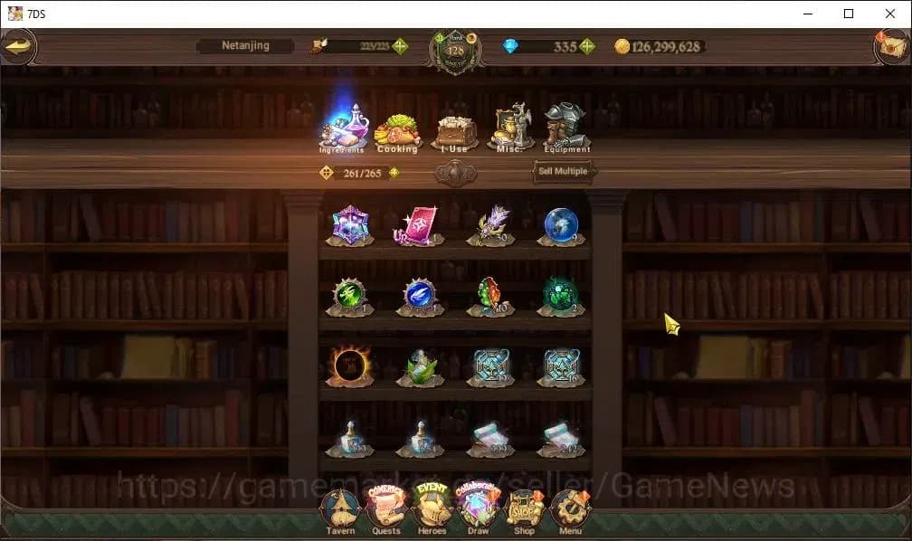 The Seven Deadly Sins: Grand Cross Accounts Asia|7,3M CC|335Dm+100 LS|7 LR+12 UR+Many Collab|C image 18