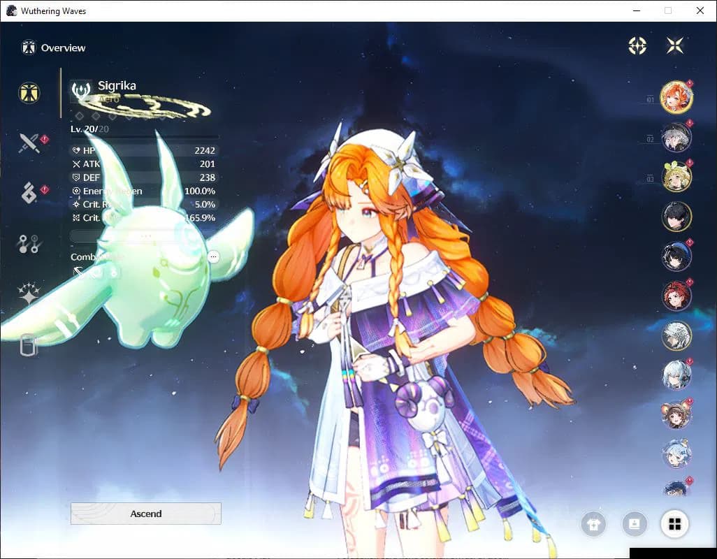 Wuthering Waves Accounts SEA | UL 11 | Fresh Starter | 1 Limited | Sigrika image 3