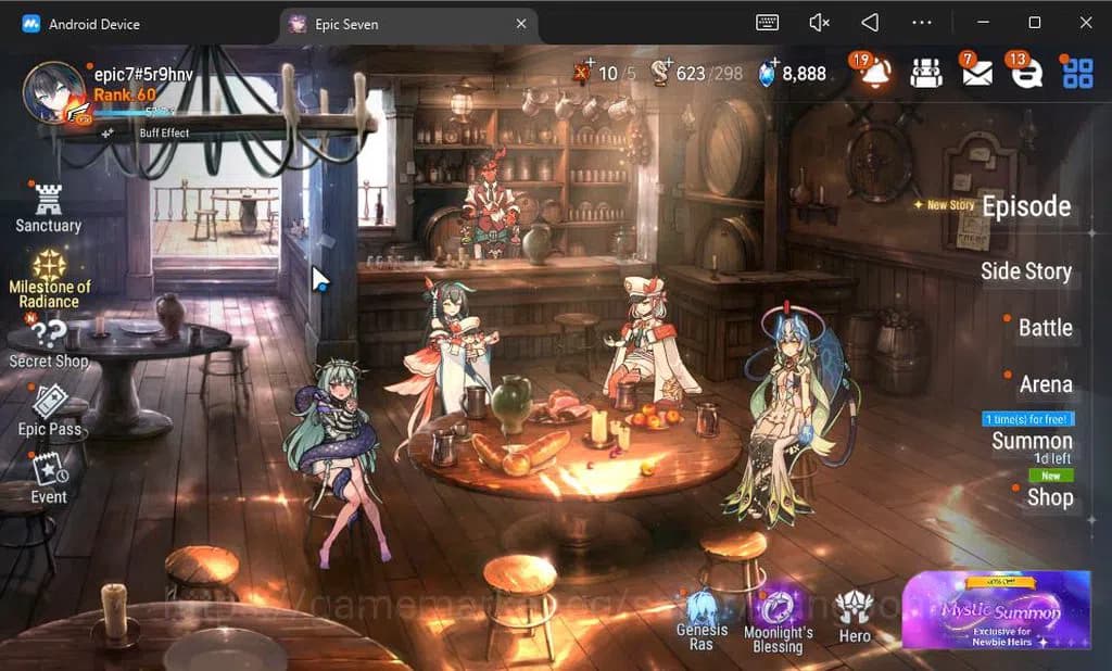 Epic Seven Accounts ASIA VERIF|9 ML(BArunka,LOT Scales,DK Sharun,Etc)+ image 1