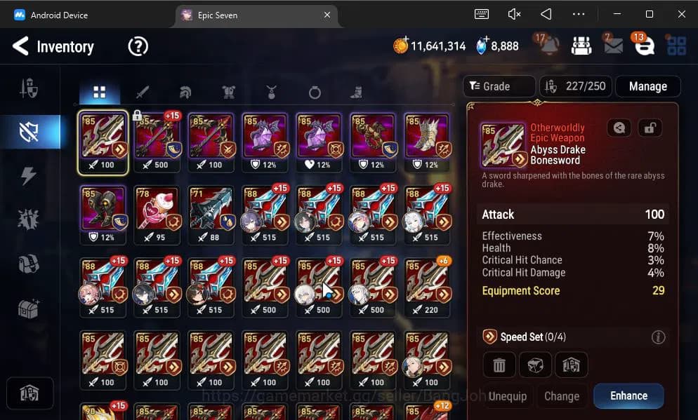 Epic Seven Accounts ASIA VERIF|9 ML(BArunka,LOT Scales,DK Sharun,Etc)+ image 12