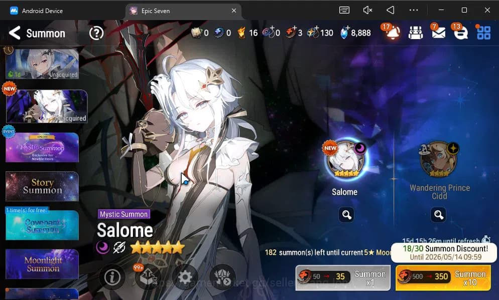 Epic Seven Accounts ASIA VERIF|9 ML(BArunka,LOT Scales,DK Sharun,Etc)+ image 16