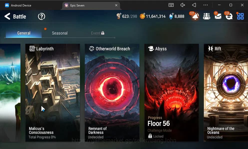 Epic Seven Accounts ASIA VERIF|9 ML(BArunka,LOT Scales,DK Sharun,Etc)+ image 19