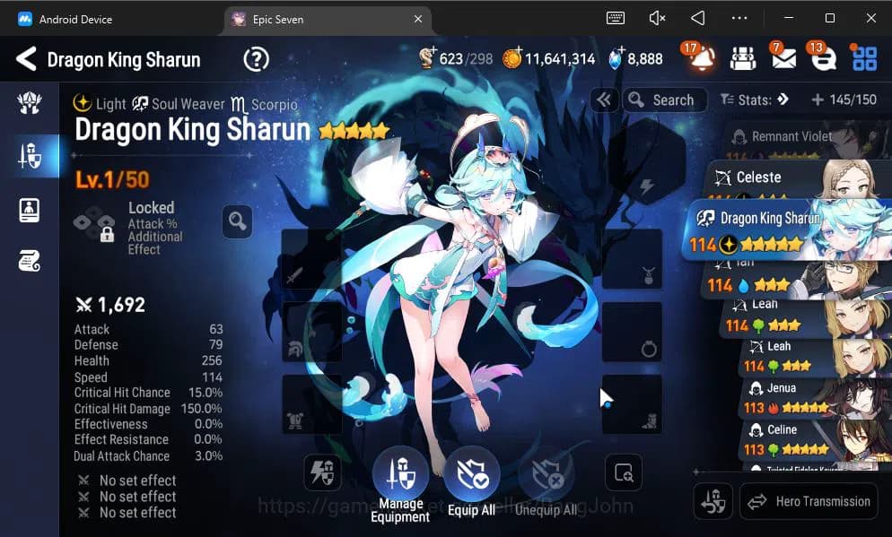 Epic Seven Accounts ASIA VERIF|9 ML(BArunka,LOT Scales,DK Sharun,Etc)+ image 2