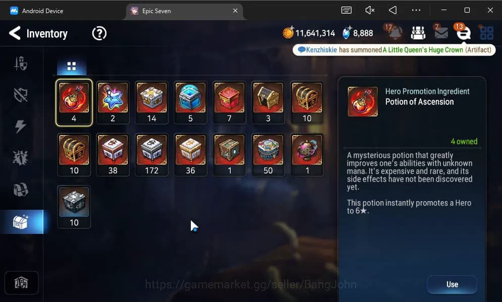 Epic Seven Accounts ASIA VERIF|9 ML(BArunka,LOT Scales,DK Sharun,Etc)+ image 8