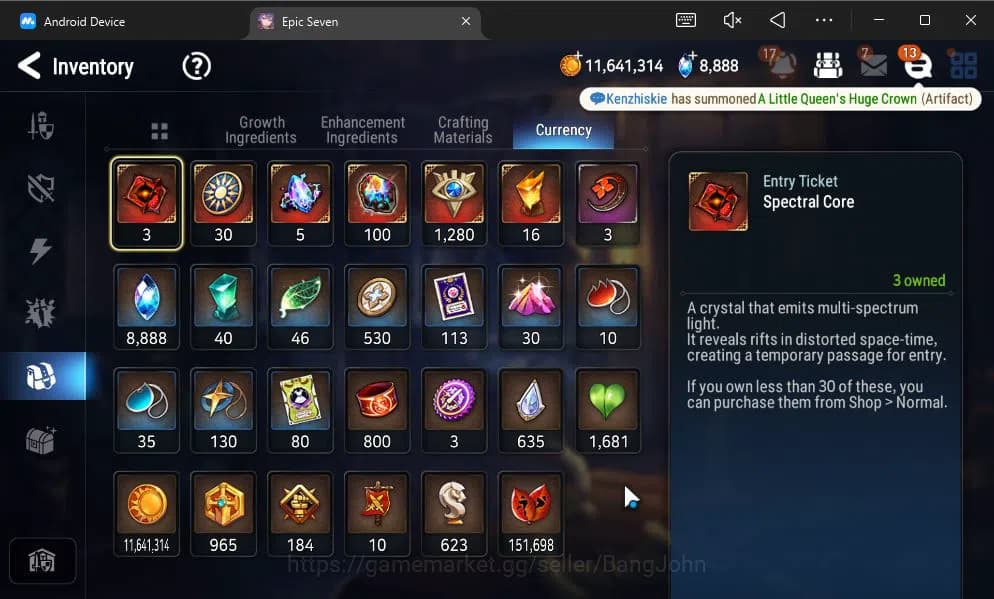 Epic Seven Accounts ASIA VERIF|9 ML(BArunka,LOT Scales,DK Sharun,Etc)+ image 9