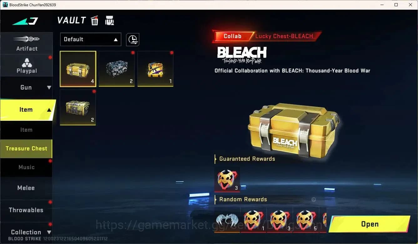 Blood Strike Accounts ASIA | Collab AK47 (7DS) | Ultra HANK|Collab Ethan image 5