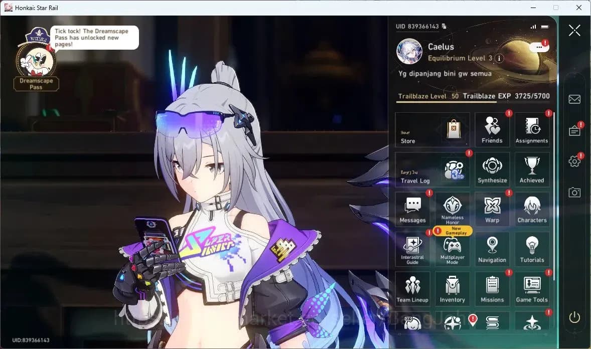 Honkai Star Rail Accounts ASIA | TL 64 | 9 LIMIT | SILVER WOLF | YAO GUANG | image 1