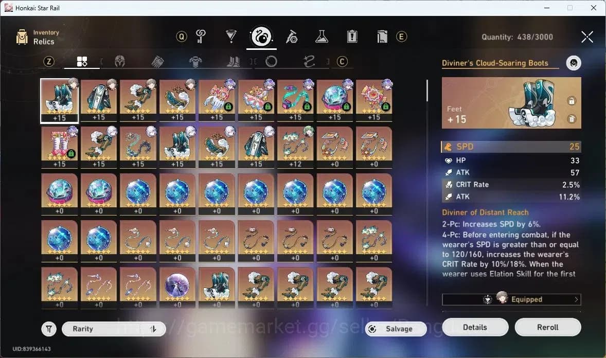 Honkai Star Rail Accounts ASIA | TL 64 | 9 LIMIT | SILVER WOLF | YAO GUANG | image 10