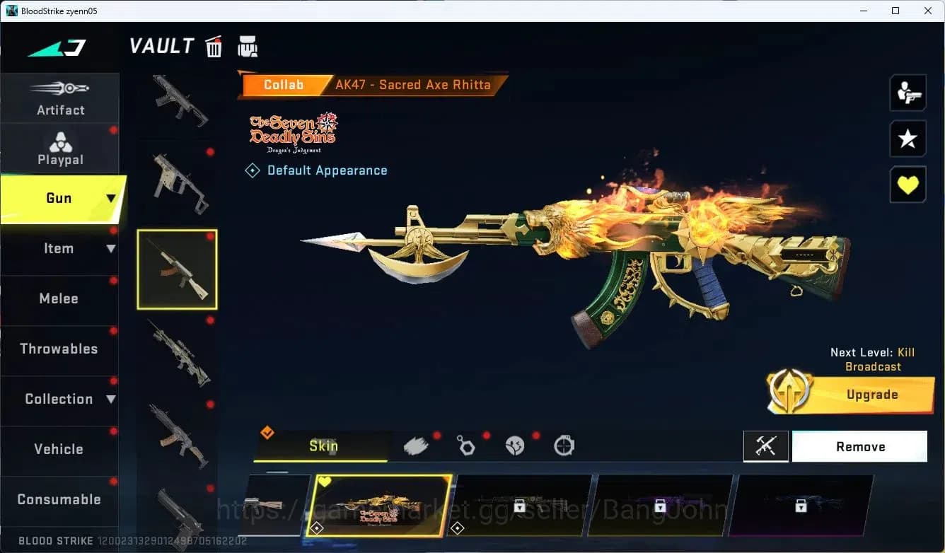 Blood Strike Accounts ASIA| EVO BLEACH ETHAN|4 7DS|1 AOT|7 Ultra Striker image 7