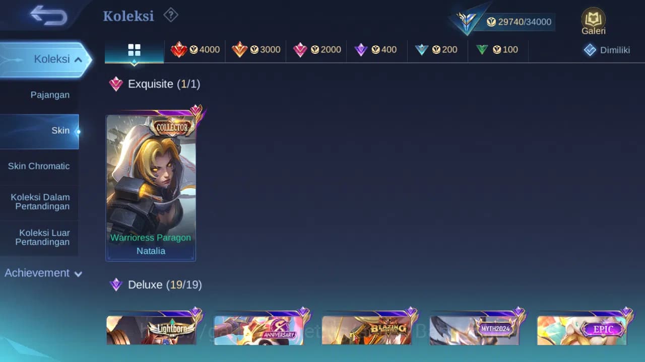 Mobile Legends: Bang Bang Accounts GLOBAL Hero 95 Skin 150 Lightborn Granger Tigreal image 3