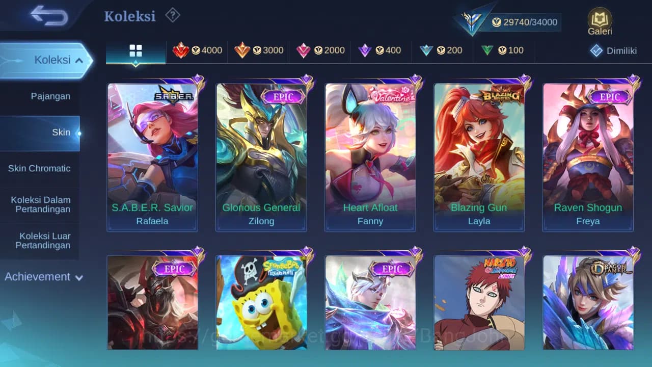 Mobile Legends: Bang Bang Accounts GLOBAL Hero 95 Skin 150 Lightborn Granger Tigreal image 4