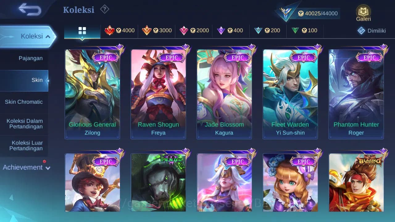 Mobile Legends: Bang Bang Accounts GLOBAL Hero 132 Skin 197 CC Nata | Dtamer Masha | image 3