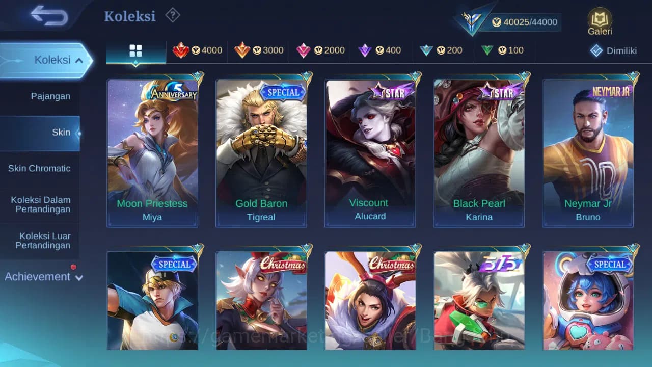 Mobile Legends: Bang Bang Accounts GLOBAL Hero 132 Skin 197 CC Nata | Dtamer Masha | image 6