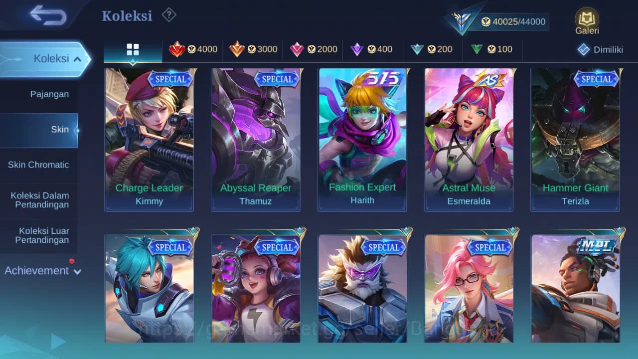 Mobile Legends: Bang Bang Accounts GLOBAL Hero 132 Skin 197 CC Nata | Dtamer Masha | image 9