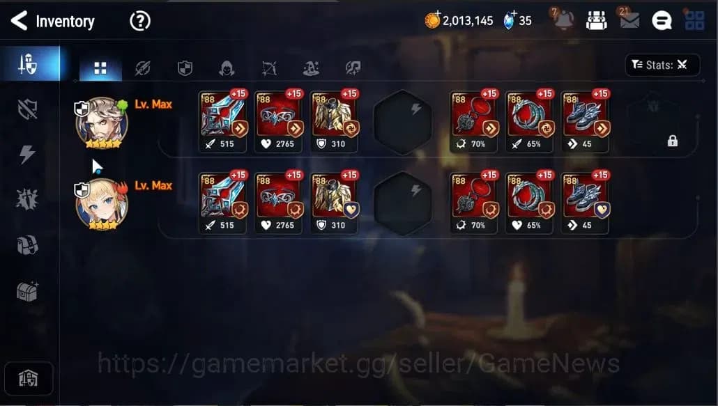 Epic Seven Accounts GLOBAL UNVERIF|Starter|5 ML (AShadow, Zio)+ Iseria image 15