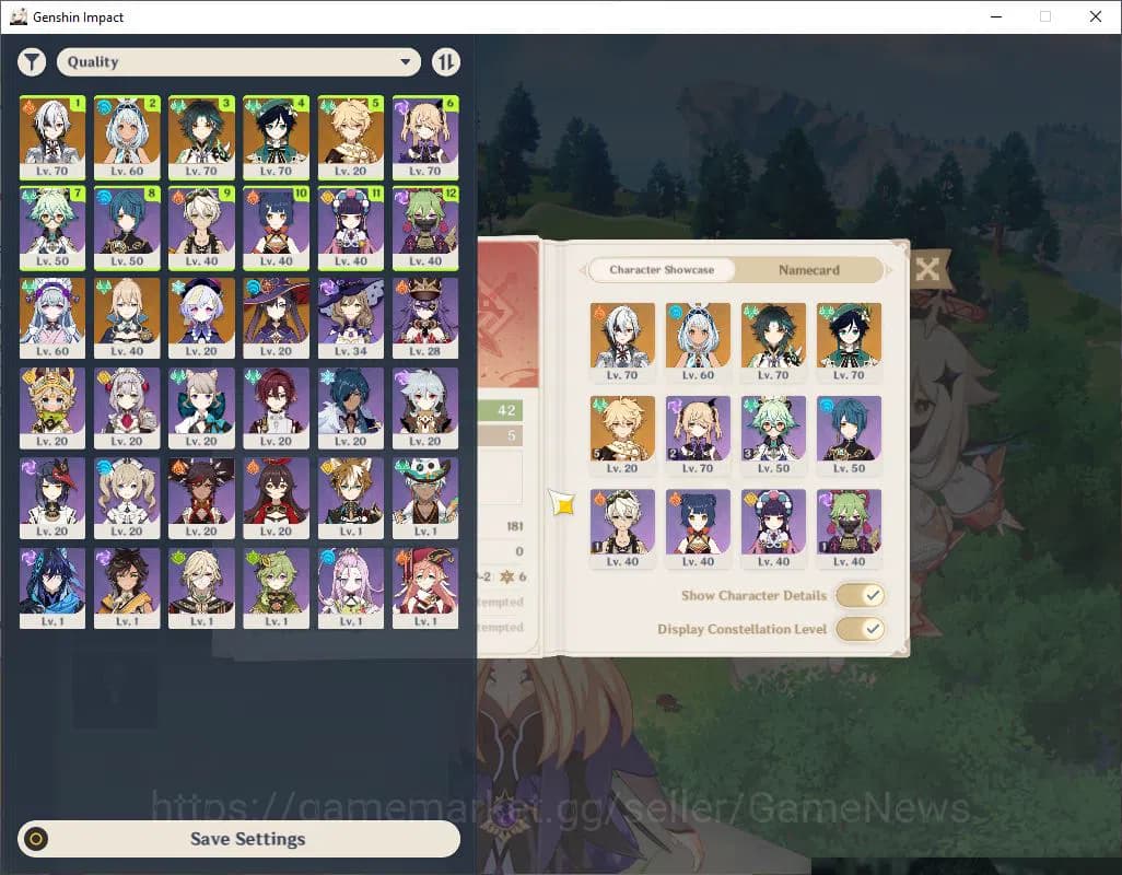 Genshin Impact Accounts Asia|AR 42|4 Limited +1(*5WEAPON)|Arlecchino,Muala image 2