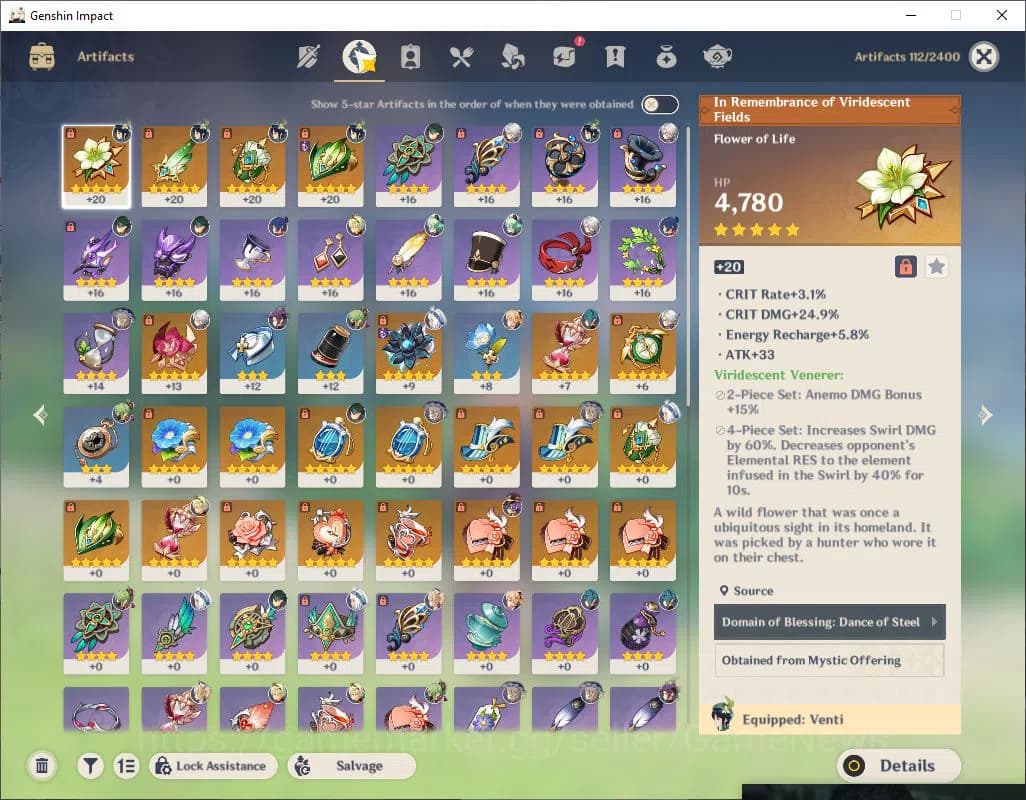 Genshin Impact Accounts Asia|AR 42|4 Limited +1(*5WEAPON)|Arlecchino,Muala image 5