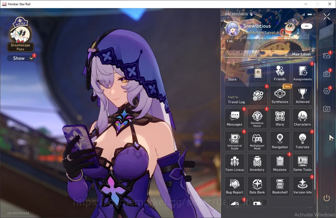 Honkai Star Rail Accounts ASIA | TL 70| Castorice, Acheron, Robin, Jingliu, image 1