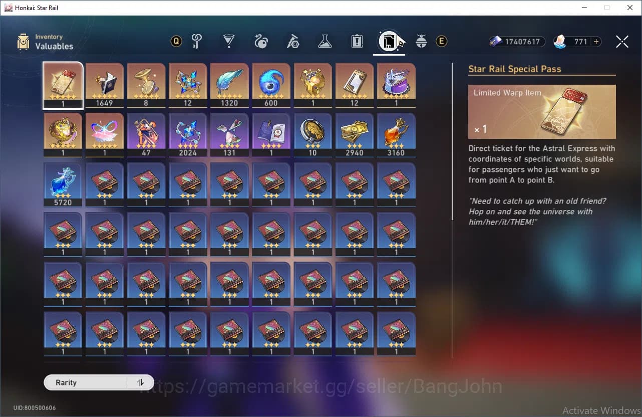 Honkai Star Rail Accounts ASIA | TL 70| Castorice, Acheron, Robin, Jingliu, image 12