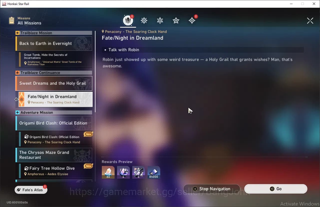 Honkai Star Rail Accounts ASIA | TL 70| Castorice, Acheron, Robin, Jingliu, image 15