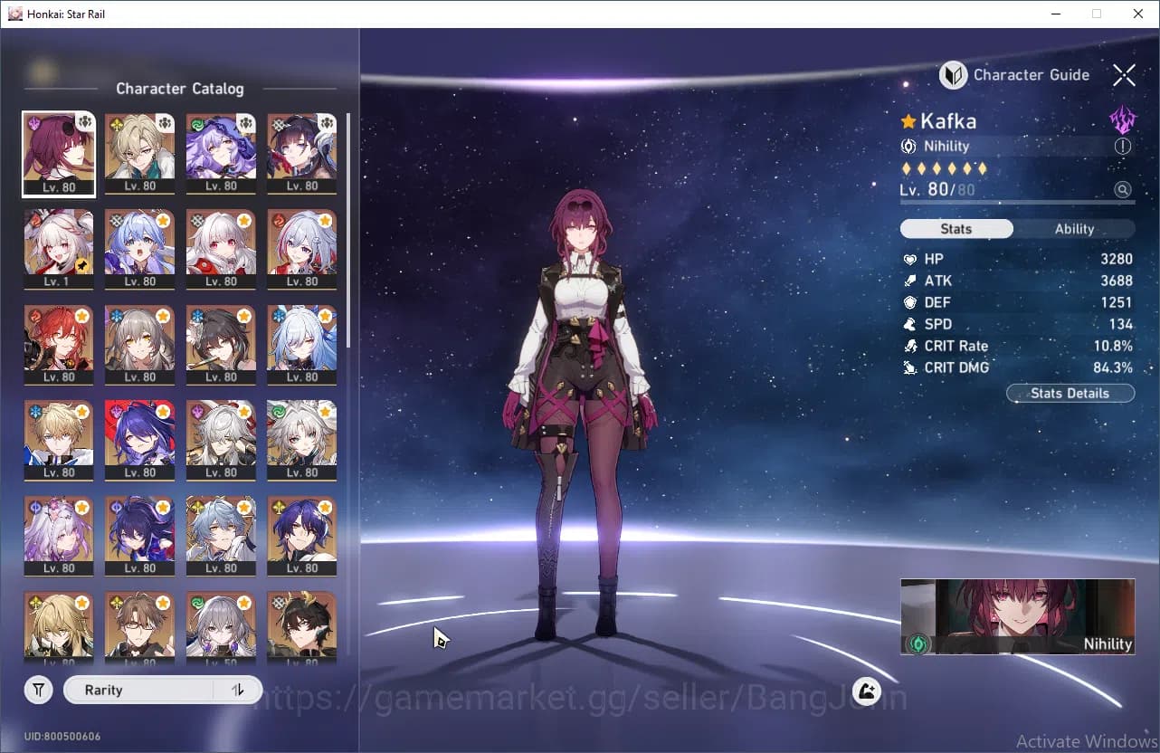 Honkai Star Rail Accounts ASIA | TL 70| Castorice, Acheron, Robin, Jingliu, image 3