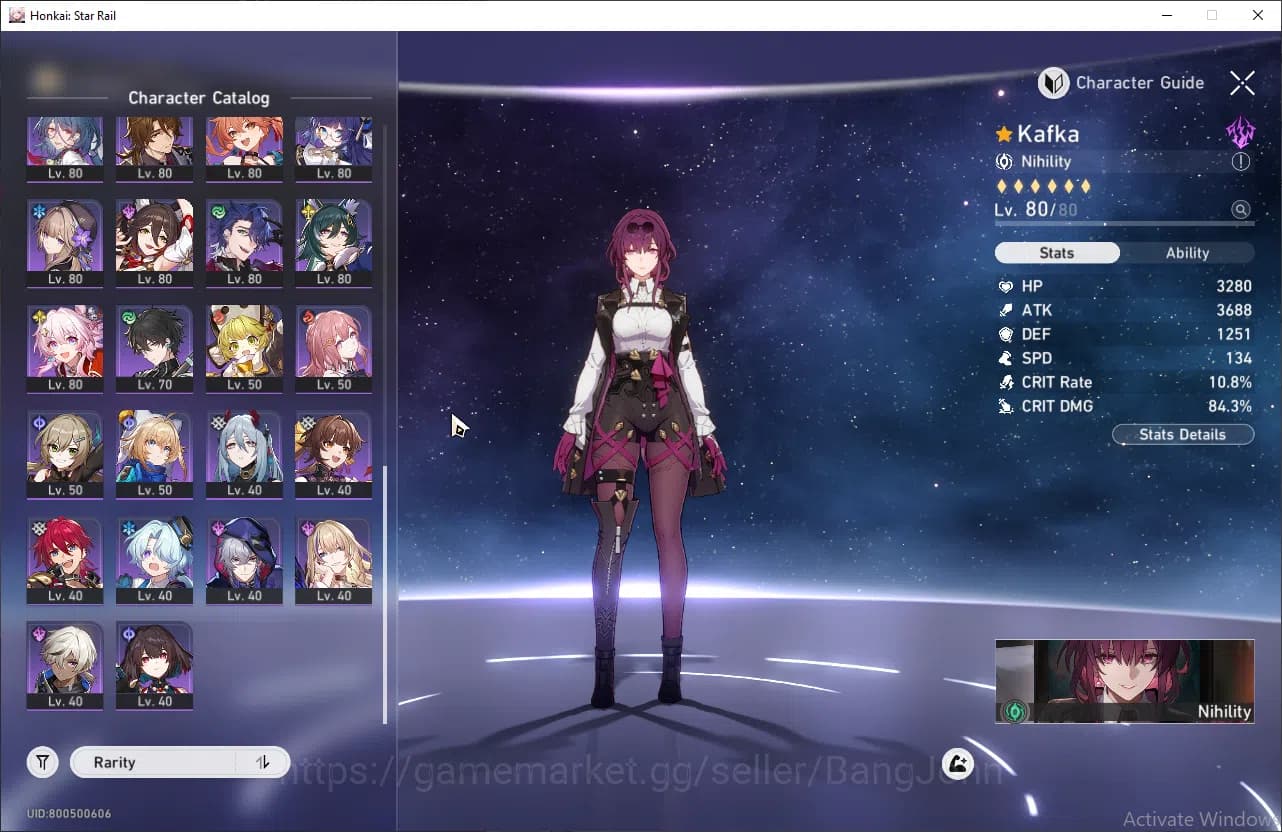 Honkai Star Rail Accounts ASIA | TL 70| Castorice, Acheron, Robin, Jingliu, image 5