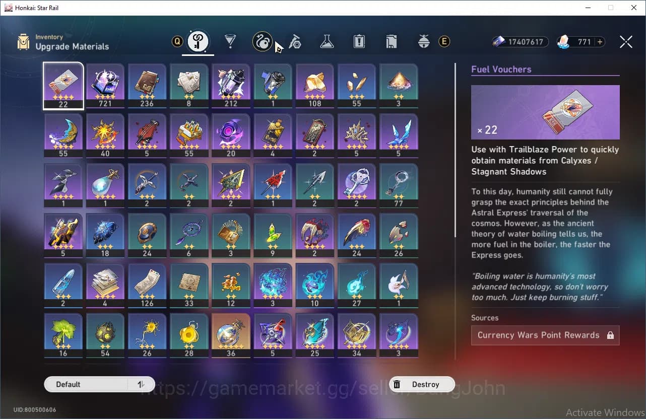 Honkai Star Rail Accounts ASIA | TL 70| Castorice, Acheron, Robin, Jingliu, image 7