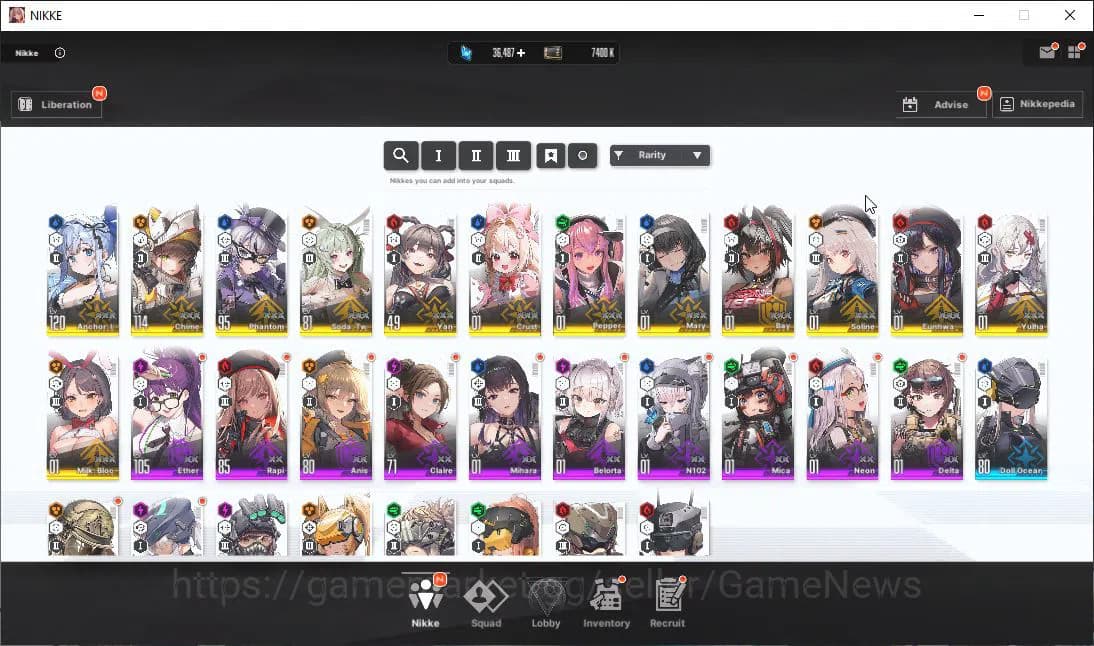 Goddess of Victory: Nikke Accounts Global|13 SSR|SyncLV 85|Anchor:Innocent Maid,Milk: image 4