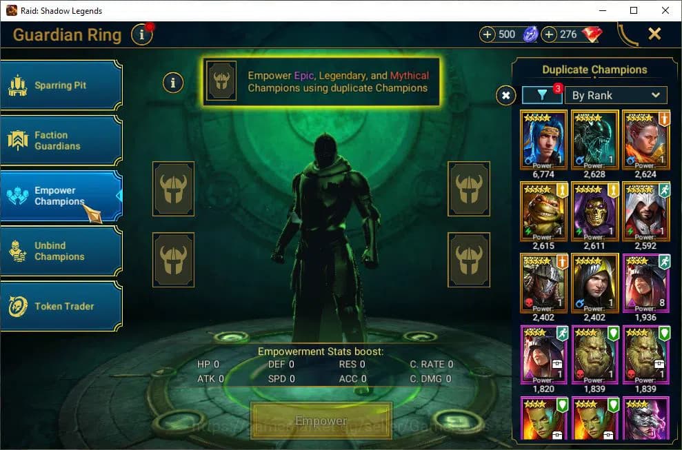 Raid: Shadow Legends Accounts Lv15 846K Power|1 Mythic(Gizmak)|23 Legend(Ninja,A image 15