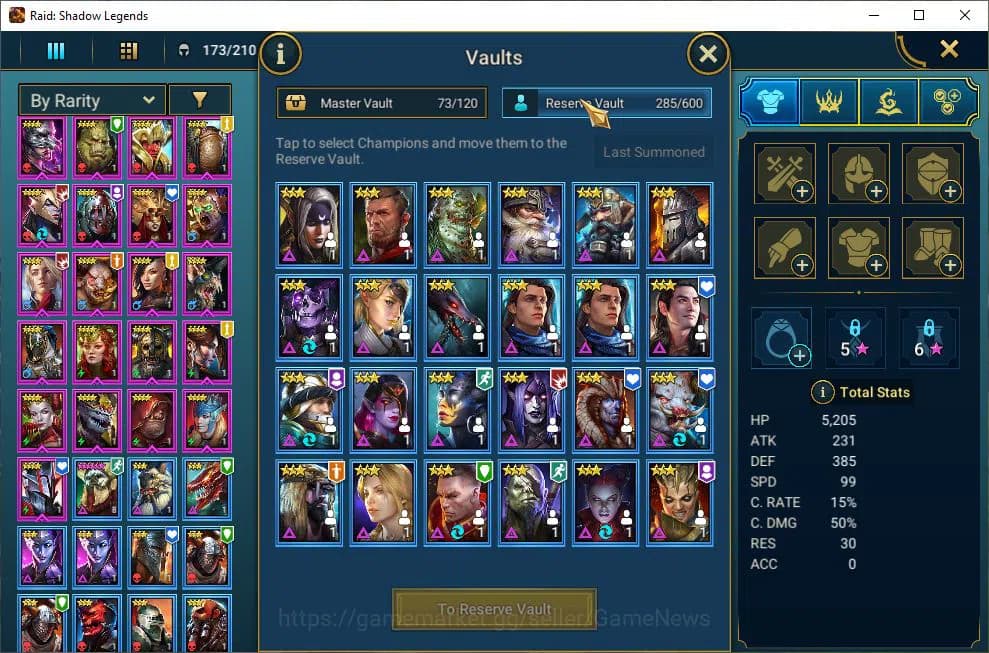 Raid: Shadow Legends Accounts Lv15 846K Power|1 Mythic(Gizmak)|23 Legend(Ninja,A image 18