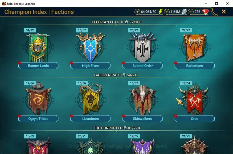 Raid: Shadow Legends Accounts Lv15 846K Power|1 Mythic(Gizmak)|23 Legend(Ninja,A image 3