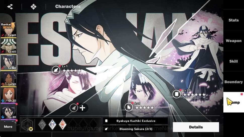 BLEACH: Soul Resonance Accounts NuverseSEA|LV 46|7K Jade|5 SSR [(IchibanB1,KisukeB image 11