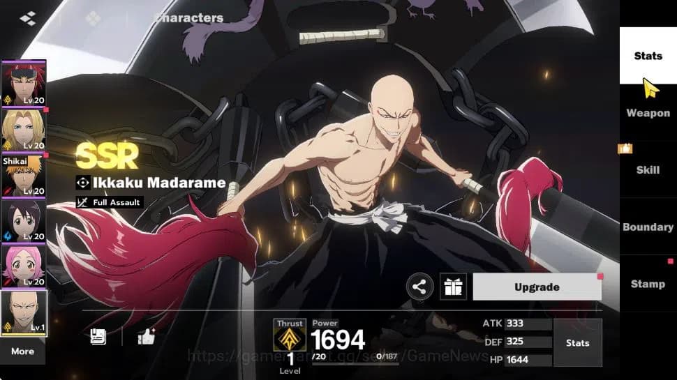 BLEACH: Soul Resonance Accounts NuverseSEA|LV 46|7K Jade|5 SSR [(IchibanB1,KisukeB image 13